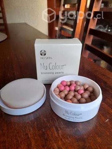 Perlas maquillaje rostro Nuskin