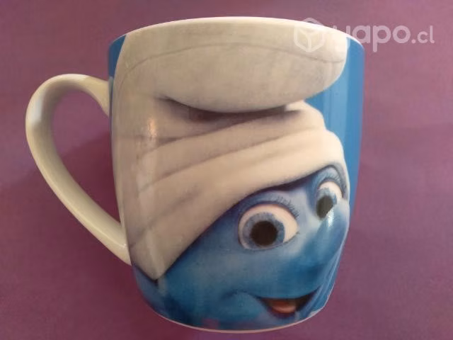 " los pitufos " taza de colección - Imagen 2