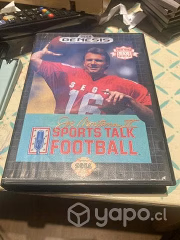 Juego Sega Genesis Joe Montana II Sports Talk