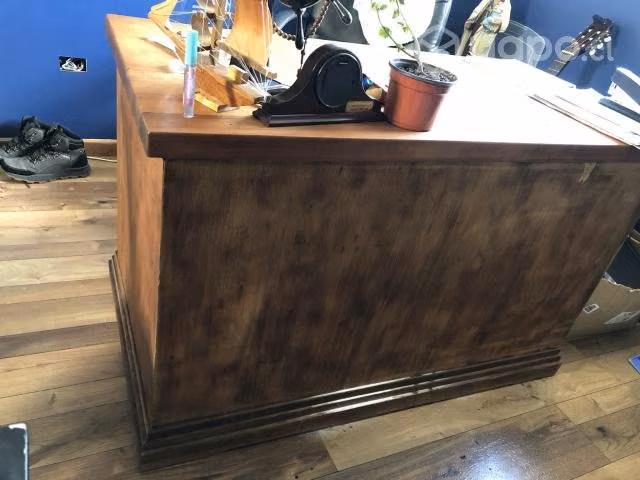 Escritorio antiguo madera nativa - Imagen 3