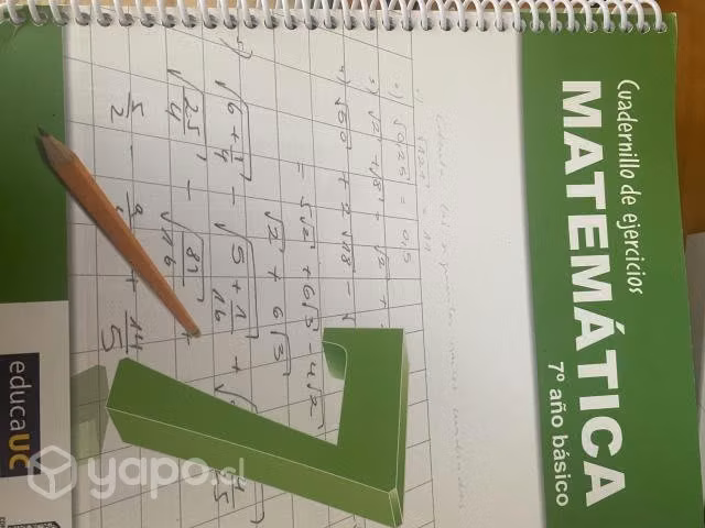Cuadernillo de ejercicios matemáticas 7 básico
