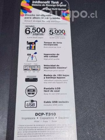 Impresora brother dcp t310 - Imagen 4