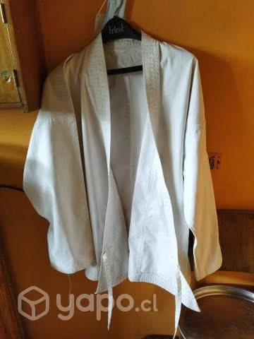 Kimono blanco en BN estado - Imagen 2