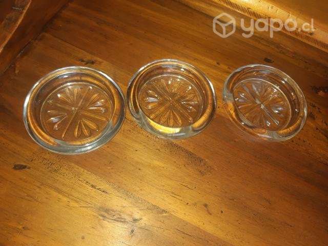 3 posavasos de cristal tallado - Imagen 6