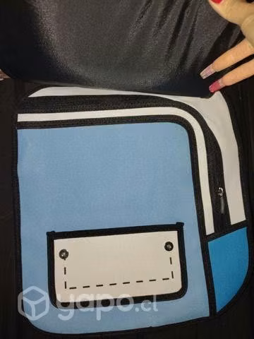 Mochilas y bandoleras 3D comic diferentes colores