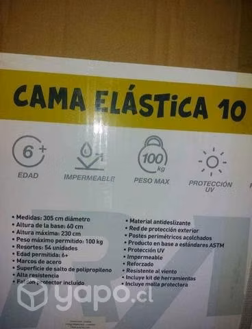 Cama elástica nueva