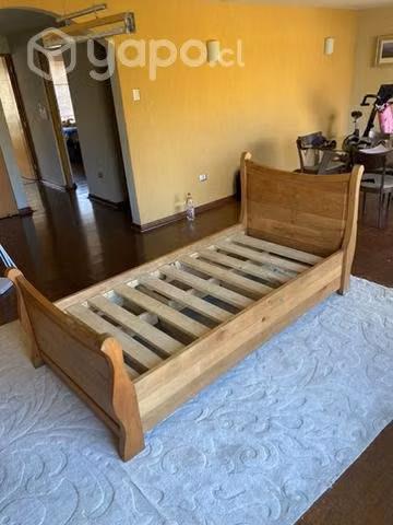 Cama de madera nativa Raulí