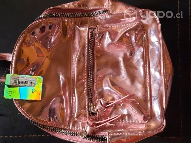 Mochila nueva metalizada