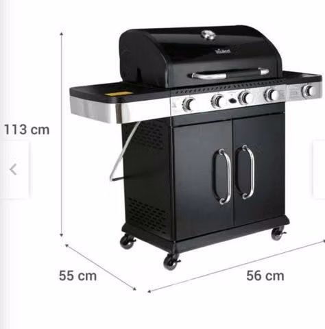 Parrilla Mr beff 4 quemadores con 1 quemador later - Imagen 3