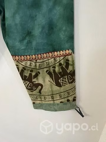 Pantalón Hindú Con Bolsillo L/xl Verde Y Otros