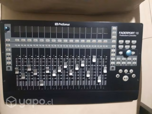 Control superficie estudio grabación Faderport 16
