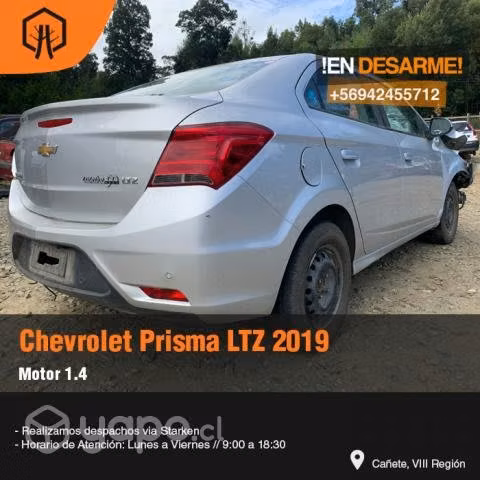Manilla Chevrolet prisma ltz 2019