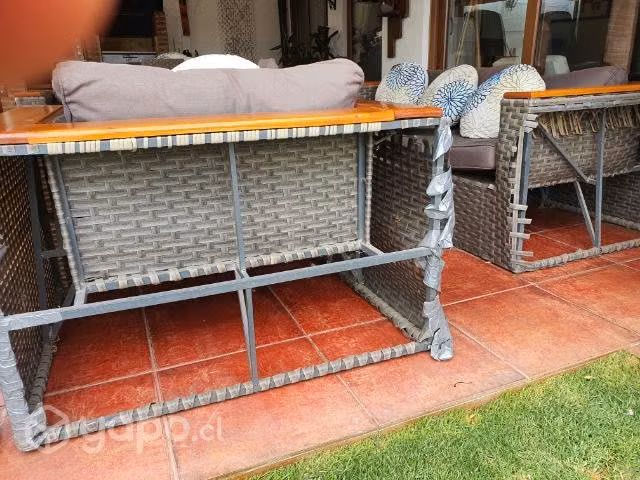 Juego de terraza usado 4 piezas - Imagen 6
