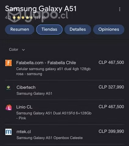 Celular Samsung A51 128g 4g ram