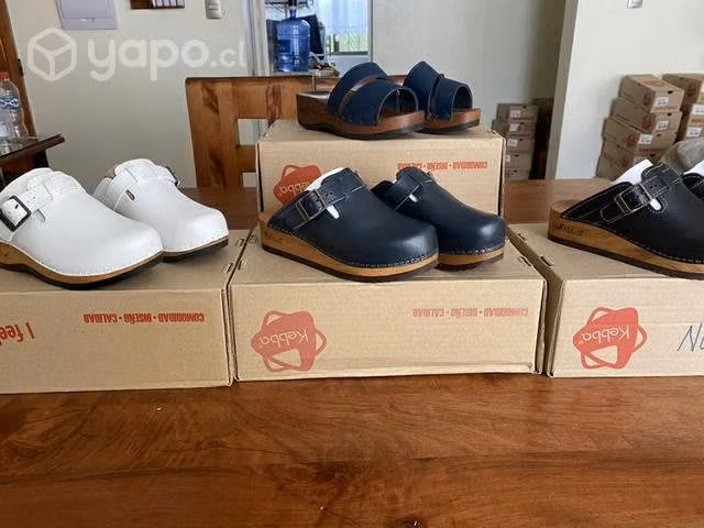 Zueco-sandalias kebba originales de cuero N 34