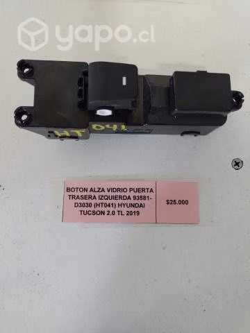 Boton Alza Vidrio Puerta Trasera Izquierda 93581-D