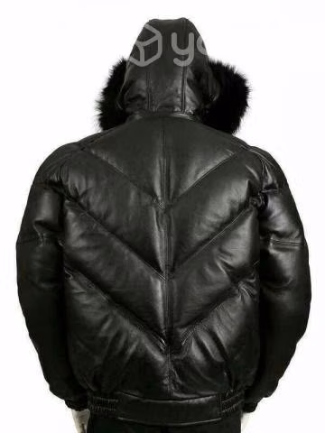Chaqueta cuero real - Imagen 2