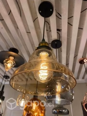Lámpara colgante simple.💡