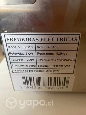 Freidora electrica