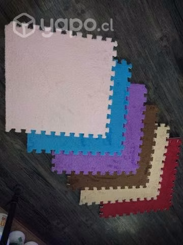 Alfombras peluche para bebes contiene 10 pliegues