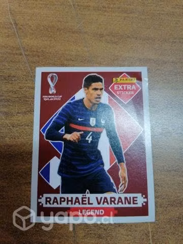 Varane extra sticker legend mundial de qatar