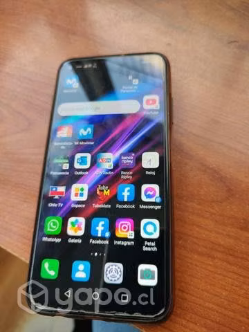 Huawei p 40 Lite con lámina carcasas