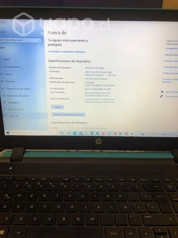 Notebook HP pavilon 15 AMD A8 con audios beat