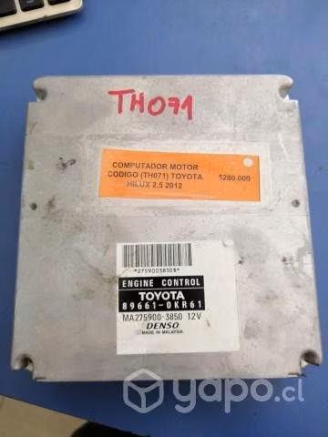 Computador Motor 89661-0KR61 Toyota Hilux 2.5 2012
