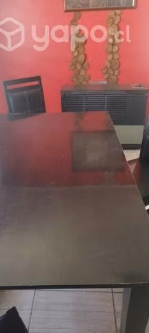 Juego de comedor madera 6 sillas