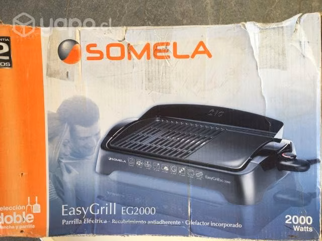 Parrilla Eléctrica 2000 wats Somela EG2000