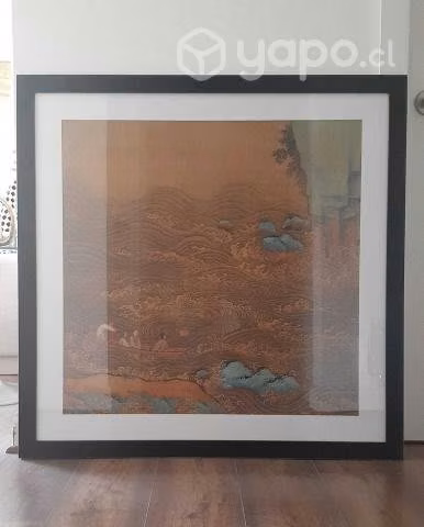 Gran cuadro con imagen china de mar - Imagen 2