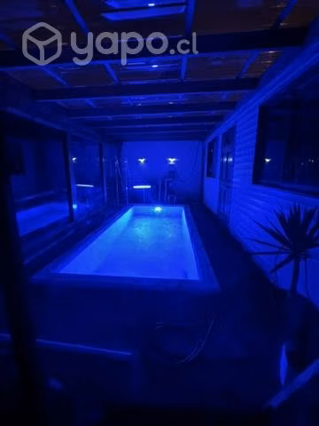 Casa con piscina temperada en la colina el pino