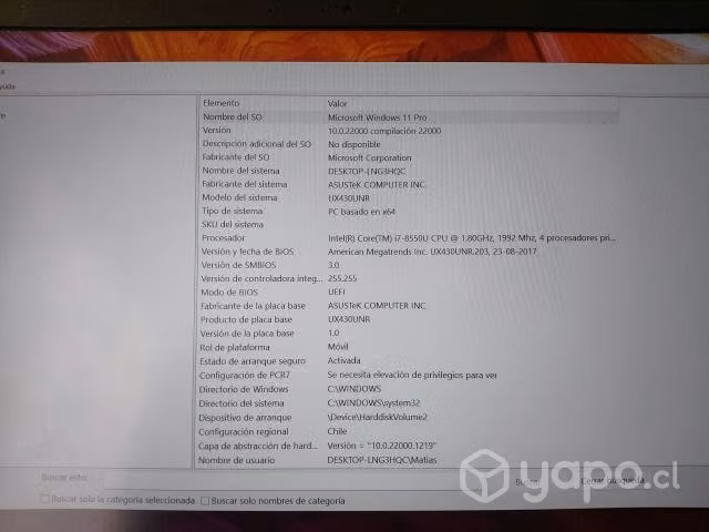 Asus ZenBook UX430UN I7