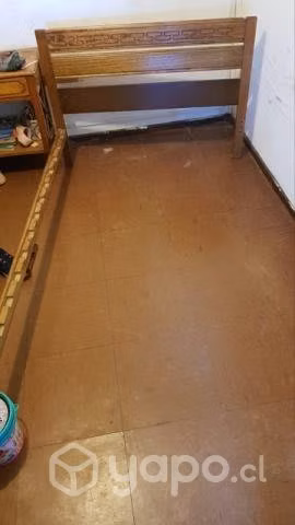 camas de 1 1/2 con colchón incluido