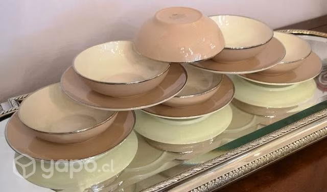 Postre porcelana americana