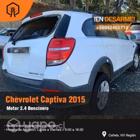 Resistencia Chevrolet captiva 2015