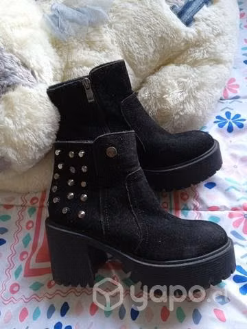 Botines gamuza