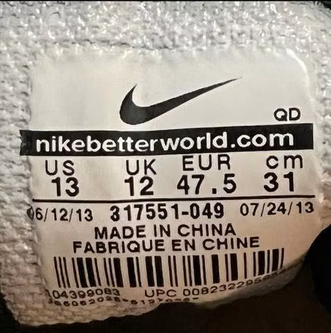 Nike airmax talla 13 usa, 47,5 europeo, 31 cms - Imagen 5