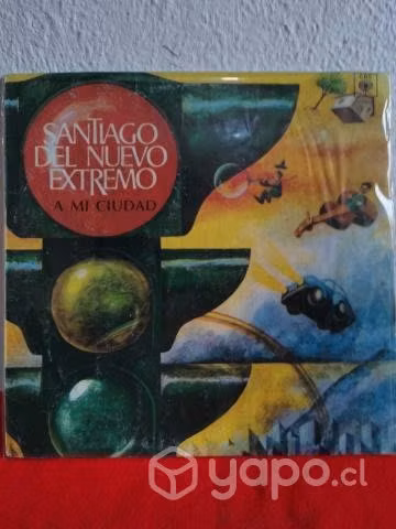 Vinilo Santiago del Nuevo Extremo-A mi ciudad