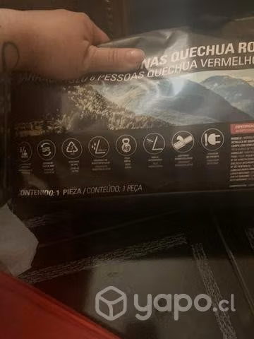 Carpa 6p y colchón 2p