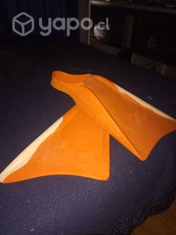 Aletas Air Hubb Clásica Orange