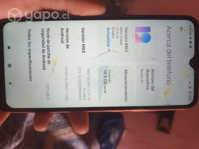 Celular redmi 64g 9c