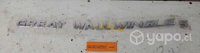 Logos Portalon (GWB115) Great Wall Wingle 2020