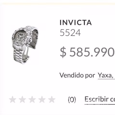 Invicta Reserve excursión 5524