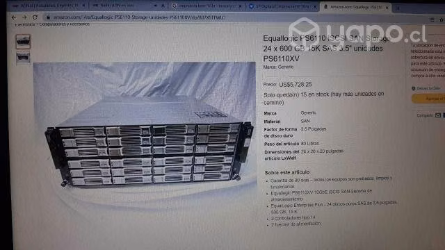 Servidor-Equallogic PS6110 ISCSI SAN Storage - Imagen 2