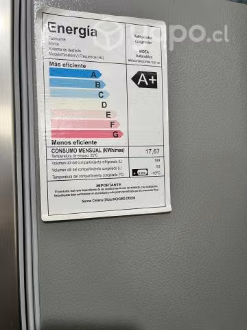 Refrigerador no frost MIDEA