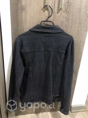 Chaqueta de mezclilla negra - Imagen 3