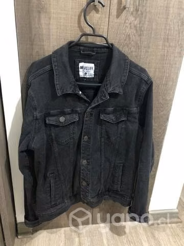 Chaqueta de mezclilla negra - Imagen 2