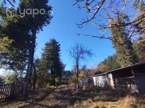 Parcela vista al volcán Villarrica