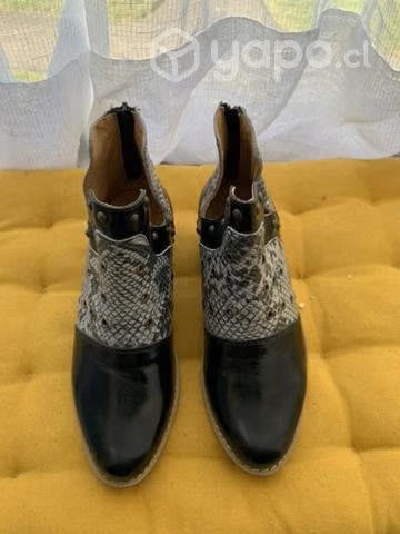 Botines de cuero talla 37 nuevos sin uso